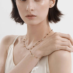 Midsummer Night Colorful Stone Necklace