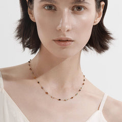 Midsummer Night Colorful Stone Necklace
